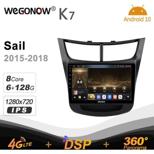 K7 Ownice 2 Din Android 10.0 Car Multimedia radio for Chevrolet Sail 2015 - 2018 With 8 Core SPDIF 6G 128G 4G LTE 1280*720