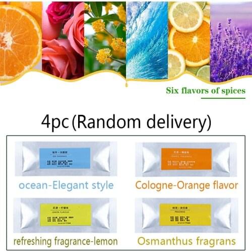4pcs Car Air Outlet LED Light Aromatherapy Scent Package Air Purifier Car Air Freshener Automotive Accessories Interior Goods