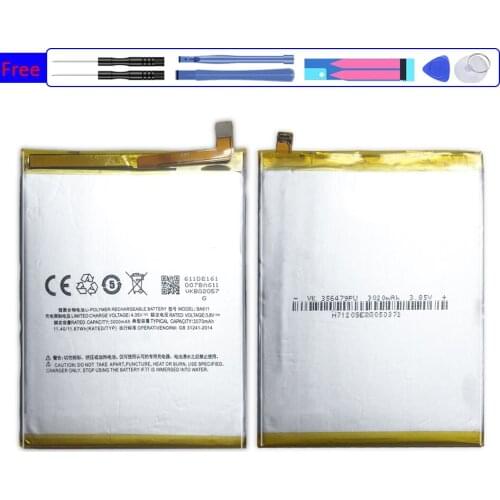 BA611 Replacement Battery for Meizu M5 Meizy Meilan 5 Meilan5 Battery 3070mAh BA 611 with Track Code