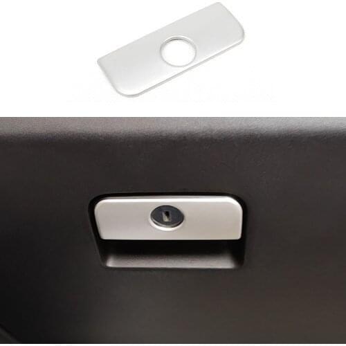 Stainless steel Glove Boxes Cover For Mitsubishi Pajero 2007 2008 2009 2010 2011 2012 2013 2014 2015 2016 2017 2018 2019 2020