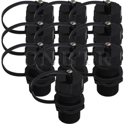 CNBTR 10pcs M20 Thread RJ-45 Ethernet LAN Waterproof Outdoor Connector for 1 Cable