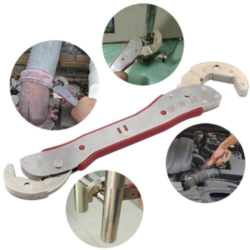 Auto repair wrench 9-45mm adjustable multifunctional wrench tool universal wrench pipe household hand tool
