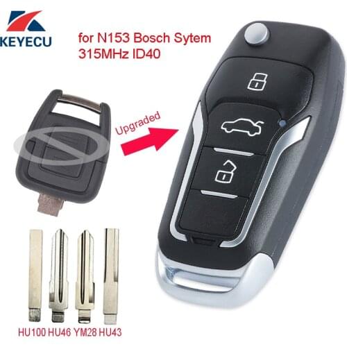 KEYECU Replacement Upgraded Flip Remote Car Key Fob 315MHz ID40 for Holden Astra TS 2000-2004 in Australia