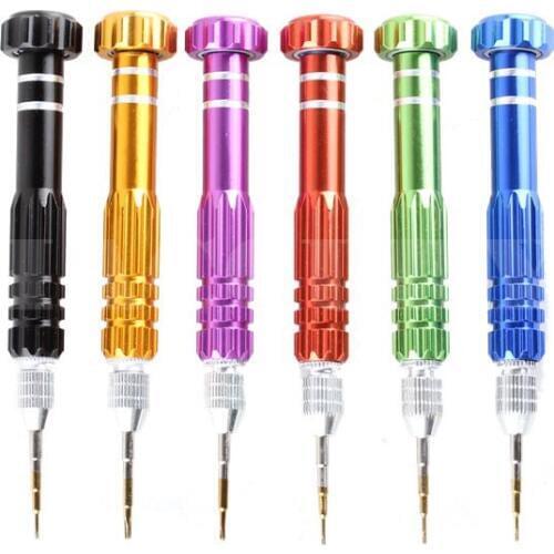 Screwdriver Set 5 in1 torx set destornillador chave de fenda screwdrivers for iPhone 6 4 5 5C 4S 3G Xiaomi PC Laptop