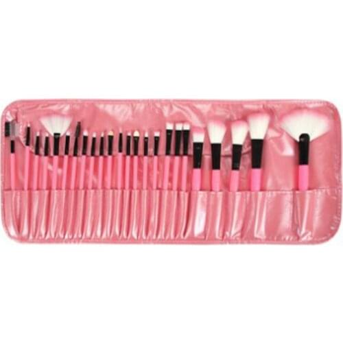 24pcs Professional Travel Makeup Brush Set Blending Cosmetic Tool With Case Face Concealer Gift Bag Synthetic Shadows Foundation