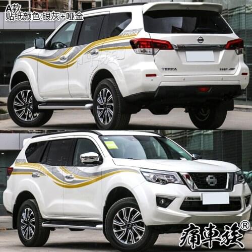 SUV car sticker FOR Nissan TERRA Appearance on both sides of personalized custom fashion decal TERRA modification