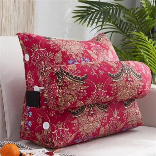 New Style Seat Cushion Home Decor Bedside Lumbar Support Bay Window Sofa Large Cushion with Zipper Washable Pillow Cover