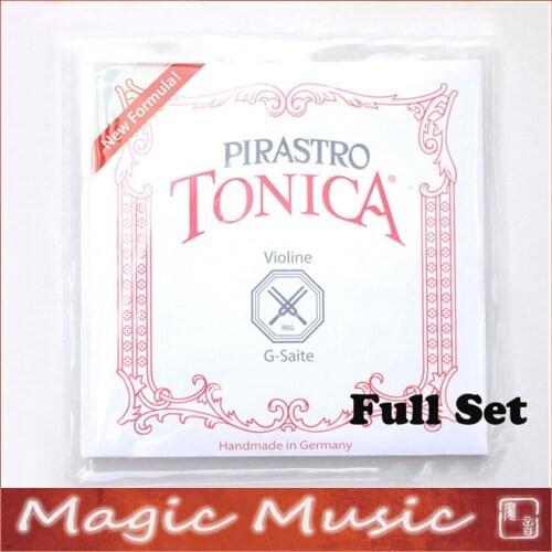 Free shipping! Full Set Pirastro Tonica Violin Strings Ball End Size 4/4 Model 412021 Made in Germany, Include G D A E Strings
