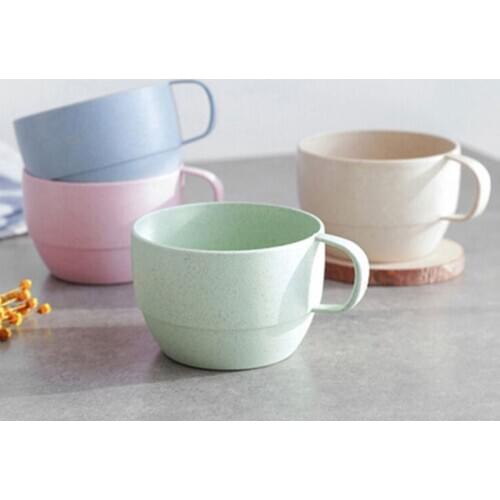 Practical Versatile Creative Drinking Cup Wheat Straw Summer Milk Coffee Cups High Quality and Brand New