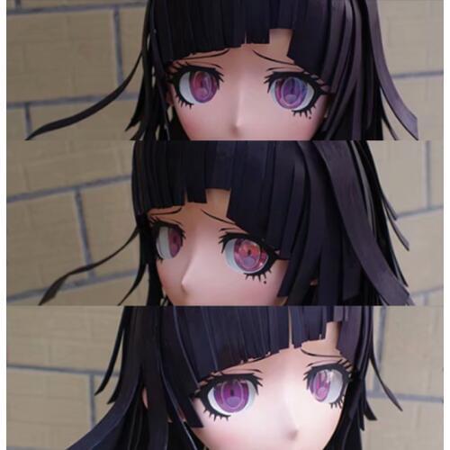 RAIGEKI MAKS 68) Resin 3/4 Lolita Crossdresser DOLL BJD Cos Crossdress Head Kigurumi Anime Mikan Tsumiki Cosplay Masks