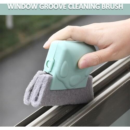 Window Groove Cleaning Brush,Quickly Clean All Corners And Gaps,Detachable Door Window Track Cleaning Brushes Corner Gap Tool