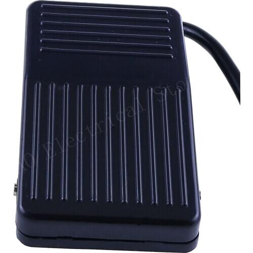 TFS-01 SPDT NO NC Antislip Plastic Momentary Power Foot Pedal Switch w 2M electric wire