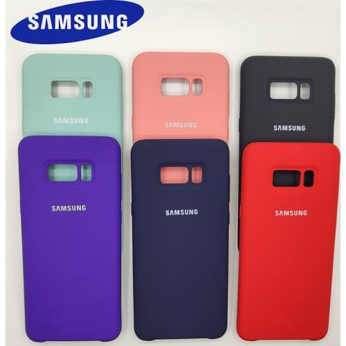 Samsung Galaxy S8/S8 Plus S8+ Silky Silicone Cover Soft-Touch Finish Back Protective Case For Samsung S8/S8plus