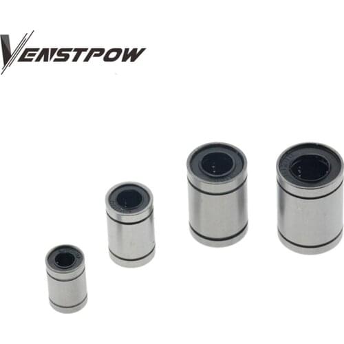 10pcs/lot LM8UU LM10UU LM16UU LM6UU LM12UU LM3UU Linear Bushing 8mm CNC Linear Bearings for Rods Liner Rail linear shaft parts