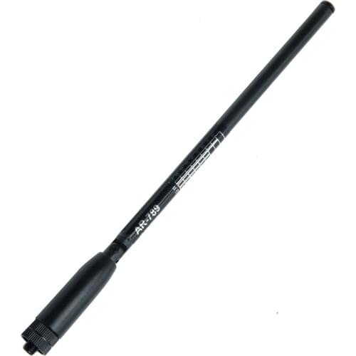 ABBREEAR-771R 144/430MHz Dual Band Telescopic SMA-F Female Antenna for Baofeng UV-5R UV-82 BF-888S BF-F8HP Walkie Talkie