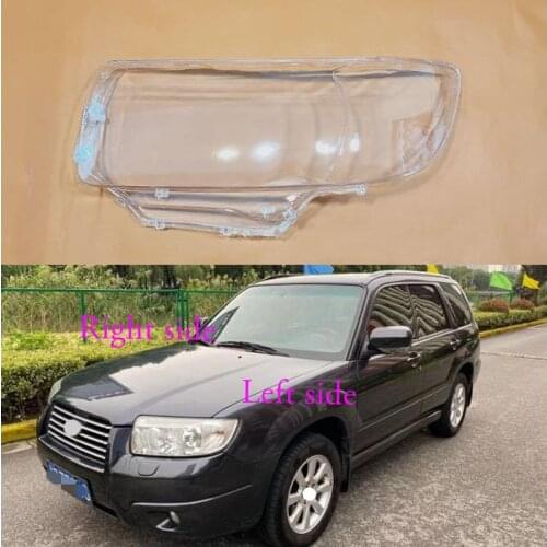 For Subaru Forester 2006 2007 Headlight Shell Lamp Shade Transparent Cover Headlight Glass Headlamp Cover