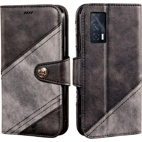 Flip Case For Vivo iQOO Neo5 Book Leather Case Shockproof Bumper Flip Case For Vivo V2055A Cover