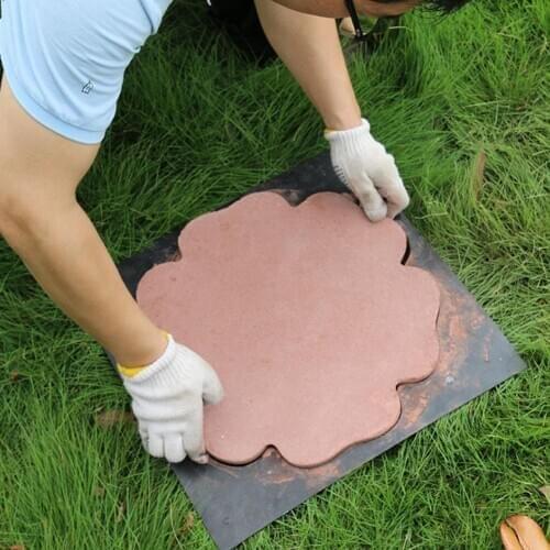 Garden Pavement Flower Shaped Decorative Stepping Stone Mold DIY Mould Tool durable in use Garden Supplies Decor