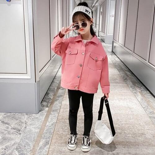 Girls Babys Kids Coat Jacket Outwear 2021 Casual Spring Autumn Overcoat Top Sport Zipper Princess Toddler Childrens Clothing