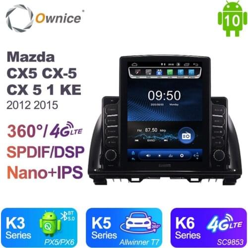 For Mazda CX5 CX-5 CX 5 1 KE 2012 2015 Ownice Android 10.0 Car Radio GPS 2Din Auto Audio System Stereo Player 4G LTE Tesla Style