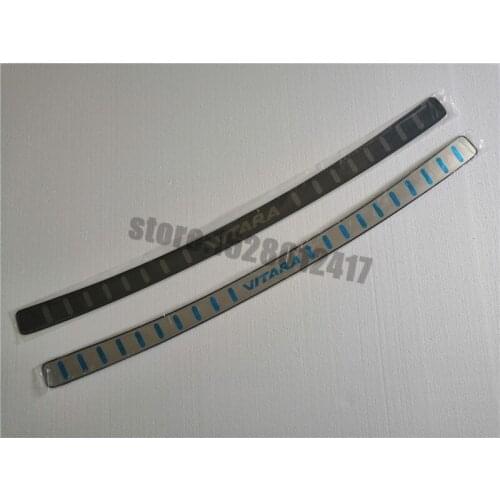 For Suzuki Vitara 2015- 2019 Car Styling Stainless Steel Ultra thin Rear bumper Protector Sill rear styling