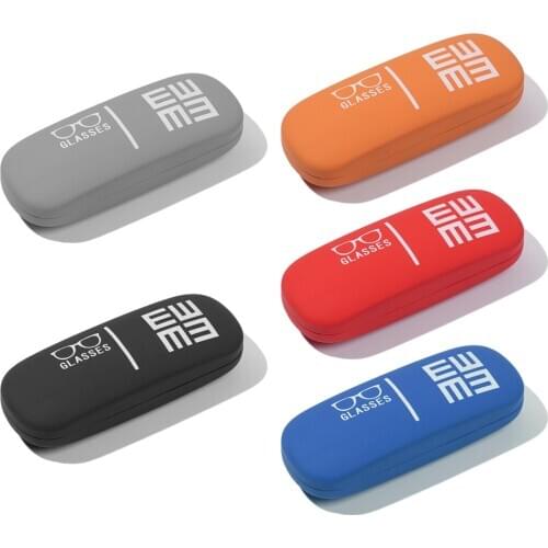 1Pc Leather Glasses Box Women Men Portable Reading Glasses Sunglasses Case Protective Hard Box Eyewear Protector Holder