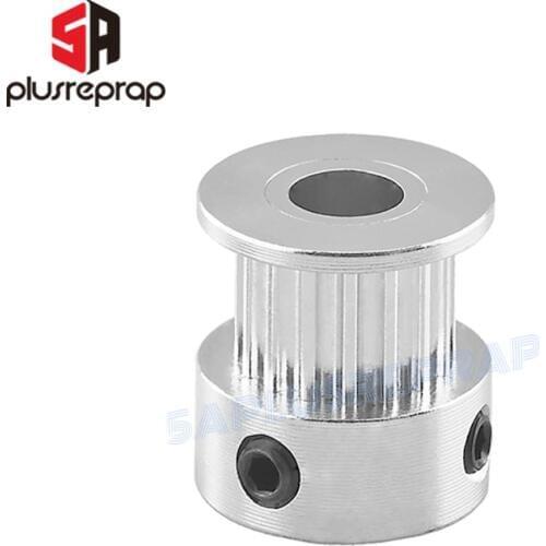 GT2 16 Teeth Timing Pulley Bore 5mm 16 Tooth Alumium Fit 6mm Belt for 3D Printer Reprap