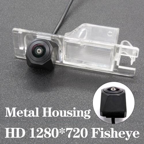 HD 1280*720 Fisheye Metal Housing Car Rear View Camera For Chevrolet Meriva 2003~2010 Chevrolet Holden Volt 2011~2018