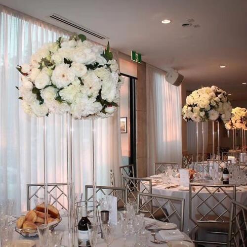 2019 artificial flower fake flower display holder Flower Vase crafts decor Floral Stand Columns For wedding Table Centerpiece
