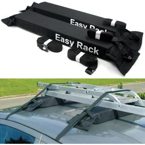 KKMOON Universal Removable Auto Soft Car Roof Rack Rooftop Luggage Carrier Load 60kg