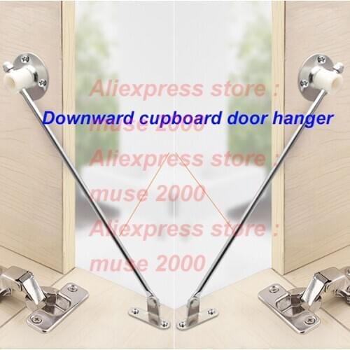 Downward cupboard door hinge hanger Cabinet supporting furniture tie rod bedside table connector