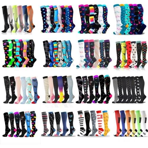 Dropshipping Compression Stockings Multi Pairs Unisex Varicose Veins Socks For Men & Women Helps With Tired,Painful Legs,Edema