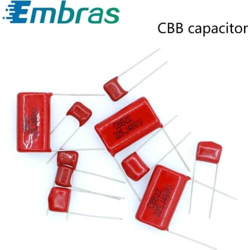 CBB capacitor 100V 63v 250V 400V 630V 104J 0.1uf 100nF 105 2.2UF P=5 10 15 20 25MM 10Pcs