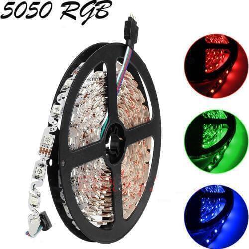 S Shape 5050 LED strip 60Led/m Free Bending LED tape, Cool white/warm white/RGB, DC12V Non-waterproof 5m/lot for Channel Letter