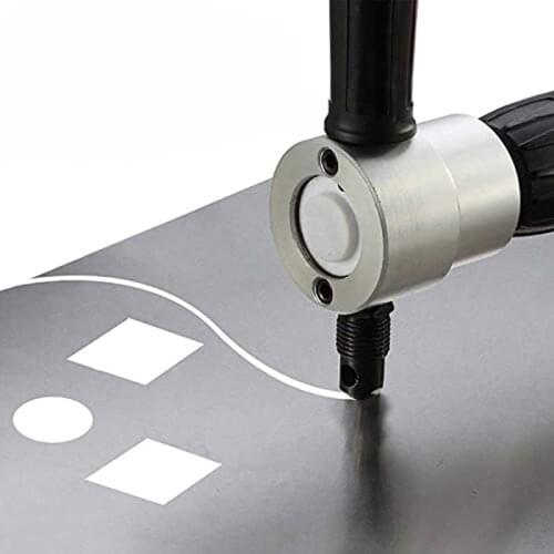 Double Head Nibbler Blade Saw Cutter Tool Electric Sheet Metal Cutting Drill Accessory Machine Punching Shears Modification