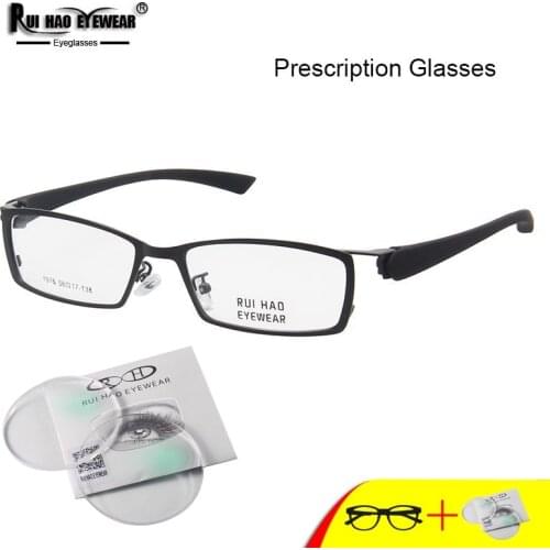 Prescription Eyeglasses Fashion Glasses Frame Customize Resin Lenses TR90 Temple Design Spectacles Fill Myopia Reading Vision