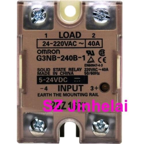OMRON G3NB-240B-1 Authentic original Solid state relay 40A 5-24VDC
