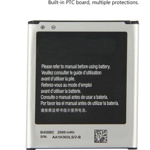 Original B450BC Battery For Samsung GALAXY Core 4G SM-G3518 G3518 G386F G3568V G3568V Mobile Phone 2000mAh