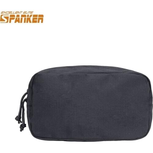 EXCELLENT ELITE SPANKER Tactical Horizontal Utility Side Molle Butt Pouch Tool Bag Outdoor EDC Accessory Bag Zippered Pockets