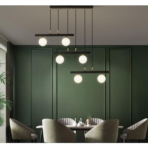 Copper Luxury LED Chandelier Dining Room Bedside Crystal Glass G9 Hanging Light Bar Coffee Shop Creative Postmodern Pendant Lamp