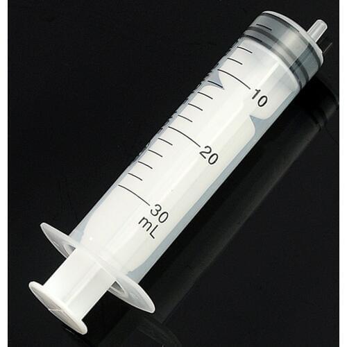 5Pcs Large 30ml Measuring Syringe Plastic Syringe Measuring Nutrient Hydroponics For Accurately Measured Pets Nutrient