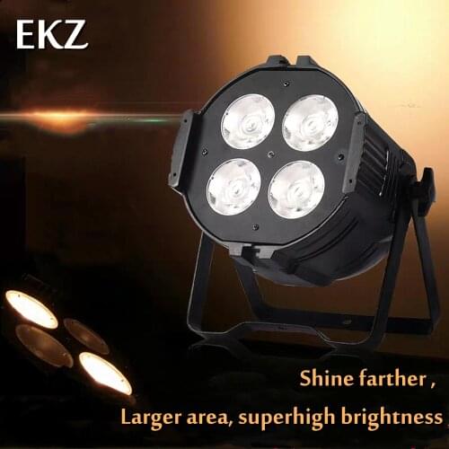 4x50W Par Led COB Warm White Cool White Led Spotlight DJ Light Stage Disco DJ Party Lights dj booth stand chrismas light outdoor