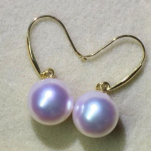 Japan 18K gold natural seawater heart-shaped mabe Pearl Pendant Necklace Choker white flawless bright temperament