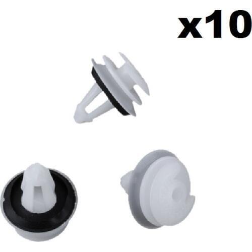 FOR BMW INTERIOR DOOR CARD PANEL TRIM CLIPS E34 E36 E38 E39 E46 x10C WHITE NEW PARTS