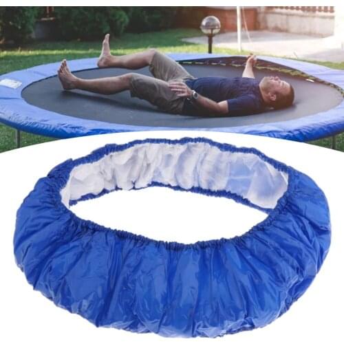 1* ONLY Trampoline Protection Cover Durable Oxford Cloth Sport Trampoline Cover Protector with Sturdy Mounting Belt for Children