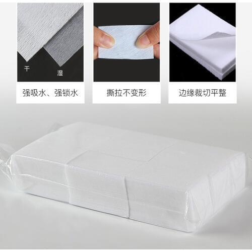 100/500/1000pcs Lint Wipes Nail Polish Acrylic Gel Remover Towel Paper Cotton Pads Roll Salon Remover Pad Nail Art Cleaner Tools