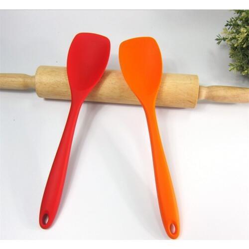 100 pcs silicone turner pizza turner heatproof silicone cake turner for kitchen tools
