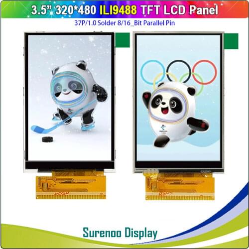 3.5" inch 320*480 40P/0.5 ST7796S 8/16_Bit MCU & 3/4_Line SPI TFT Color LCD Module Display Screen with Resistive Touch Panel