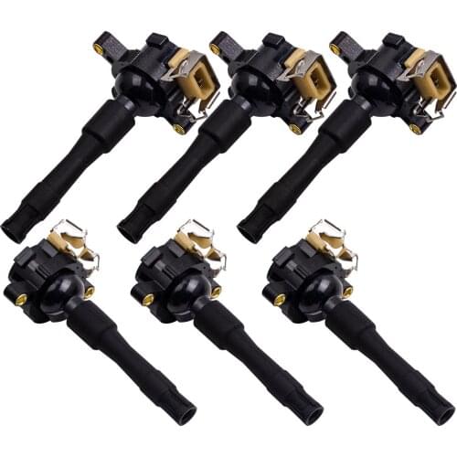 6x Ignition Coil Module for BMW 3 Compact E36 323ti M52 B25 / E46 325ti M54 B25 323i 2.5 328i 193 231 170 CV 320i & 46 323 325