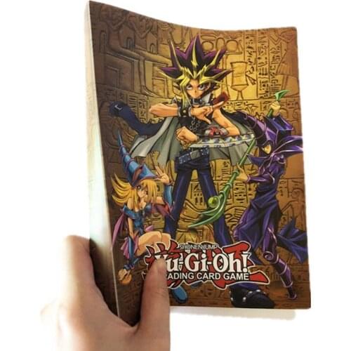 80/160PCS Album Yugioh Card Holder Book Anime Yu Gi Oh Playi Game Card Collectors Notebook Loaded Binder Folder Kids Toys